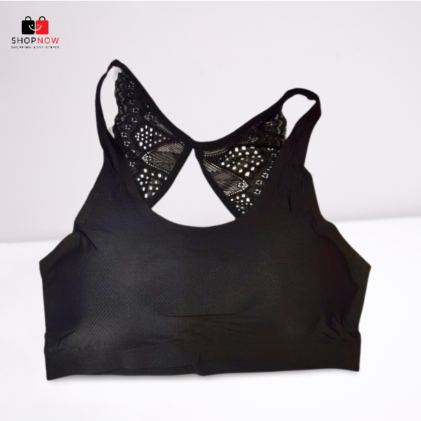 Back Flowers Soft Lycra Stuff Padded Bra