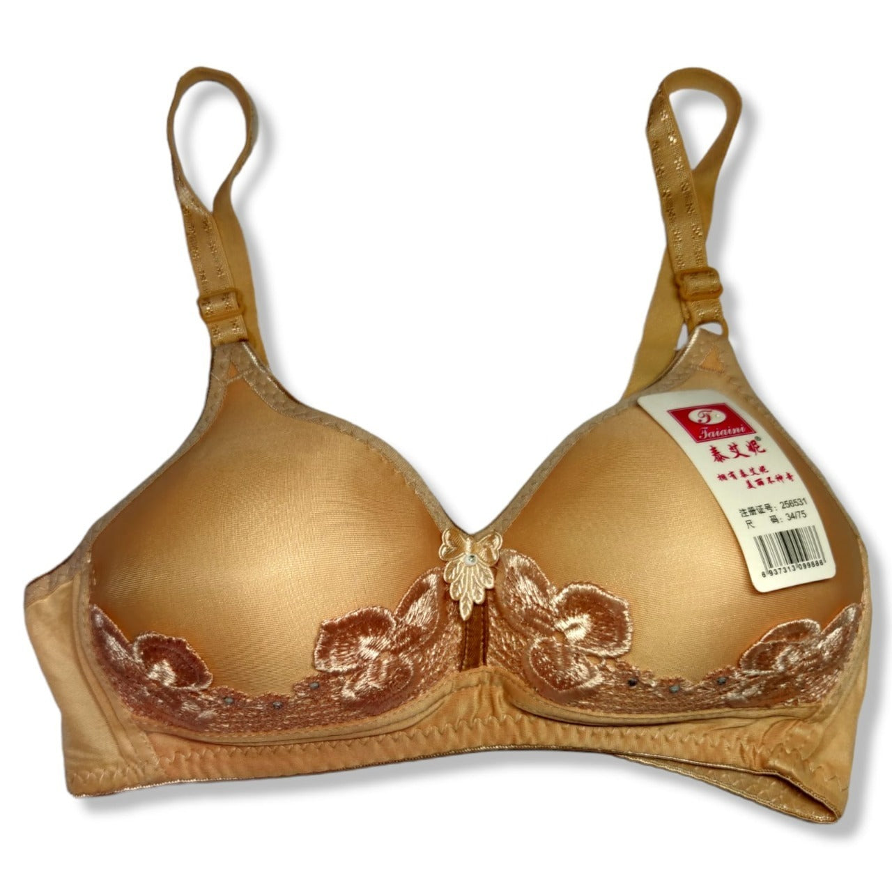 Teen age CP Padded bra half flowers