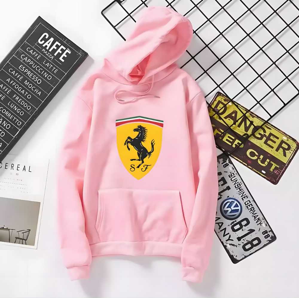 Ferrari Logo Hoodie For Men