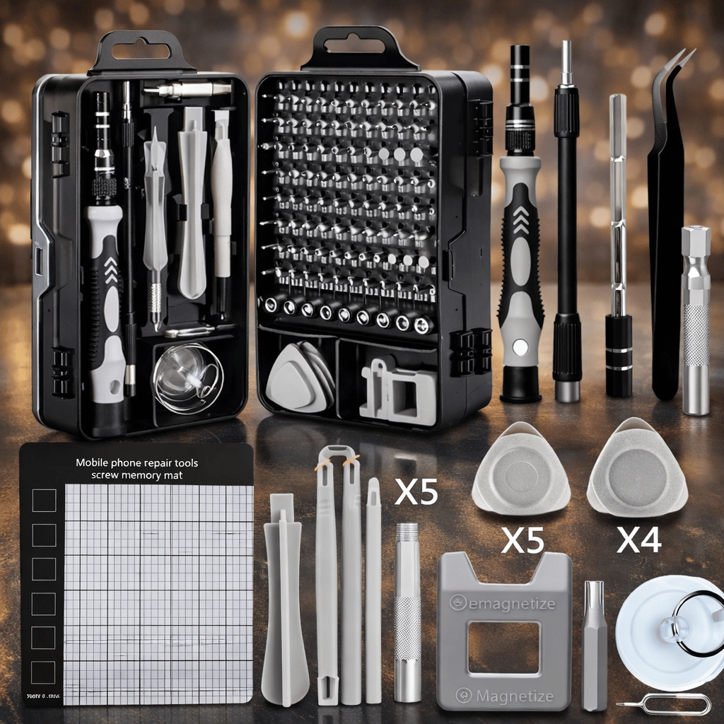 115 In 1 Stainless Steel Magnetic Screwdriver Driver Set
