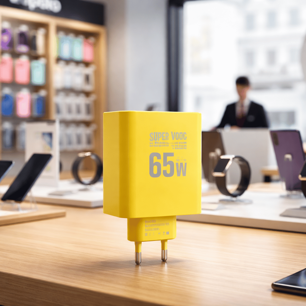 165 W Super Vooc Turbo Charger Providing Ultra Fast Charging Speed (Without Box & Cable)