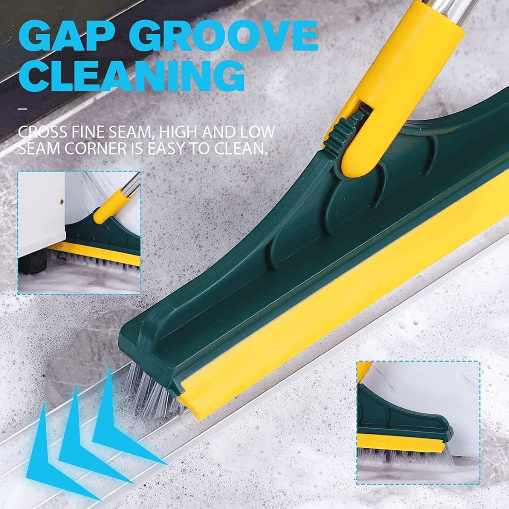 2-in-1 Broom Wiper Dual Purpose Cleaning Tool