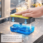 2-in-1 Kitchen Soap Pump Holder Sponge Dispenser