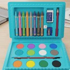 24 PCS Multi Colour Kit Set Drawing Art paint kit Set for kids (Random Color )