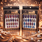 24 Pcs Professional Manicure Artificial Nails