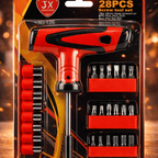 28‑Pcs Screw Tool Set | High‑Quality Screwdrivers & Bits | Durable Repair & Assembly Kit