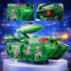 2‑in‑1 Military Aircraft & Tank Toy | Transformable Fighter Jet & Tank (Random colour)