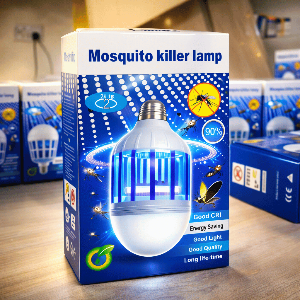 2 in 1 Mosquito Killer LED Light Bulb  UV Mosquito Killer & Energy-Saving