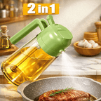 2 in 1 Oil Sprayer Bottle Kitchen Tool for Cooking Baking