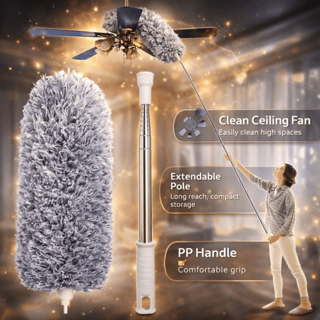 360 Flexible Duster Bendable Microfiber Dust for Car Home Cleaning