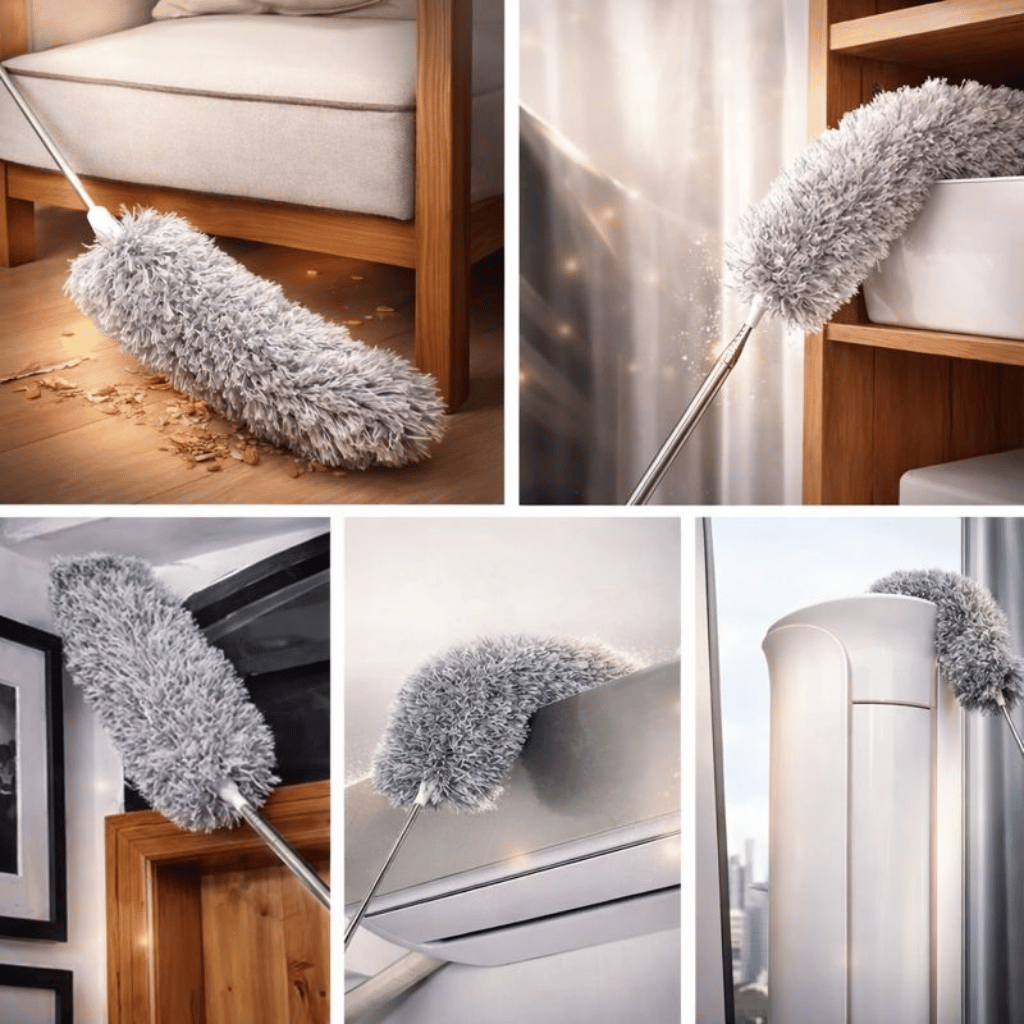 360 Flexible Duster Bendable Microfiber Dust for Car Home Cleaning