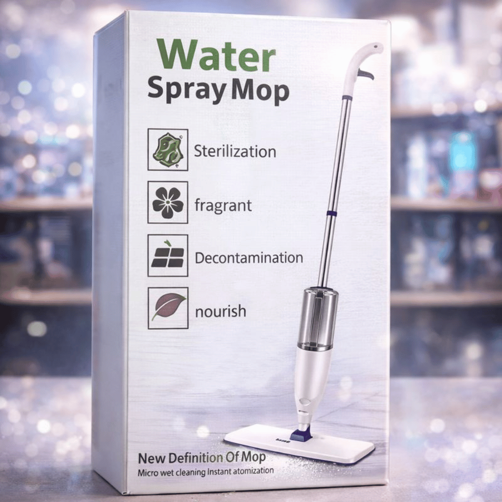 360 Rotating Spray Mop for Floor With Refillable Bottle