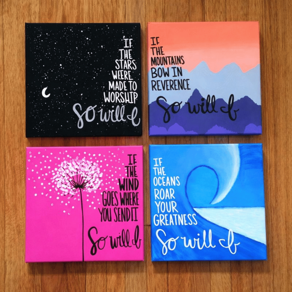 3D CANVAS FRAME FOR WALL & HOME DECORE 4 PEC