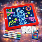 3D Magic LED Drawing Pad & Sketch Tablet for Art 8 Light Effect