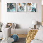3PCS Islamic Calligraphy Wall Frame Set  Arabic Calligraphy Art for Bedroom and Drawing Room Decor