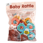 3PCS Rattle Suction Baby Toys Set Fun Sensory Teether Toys