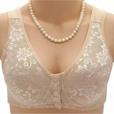 3 button Front Open Bra