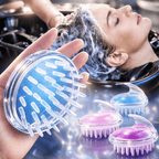 3 in 1 combo deal 1 Derma Roller (0.5mm) , Silicone Scalp Massage Brush , Oil Bottle