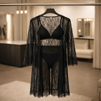 4-Piece Nightwear Set – Stylish Lounge And Sleepwear Including Gown, Bra, Panty, And Trouser  Free-Size