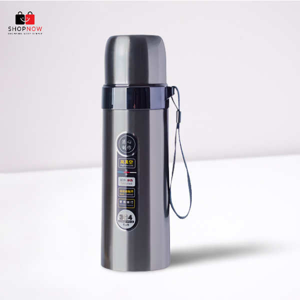 500ml Double Layer Outdoor Sports Bottle Stainless Cup