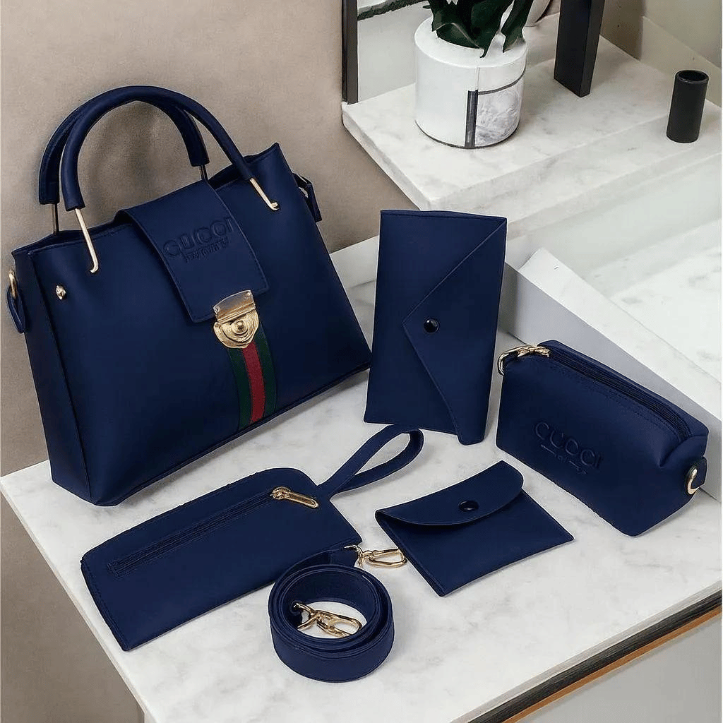 5 Pieces Shoulder Bag Handbag Set for Women