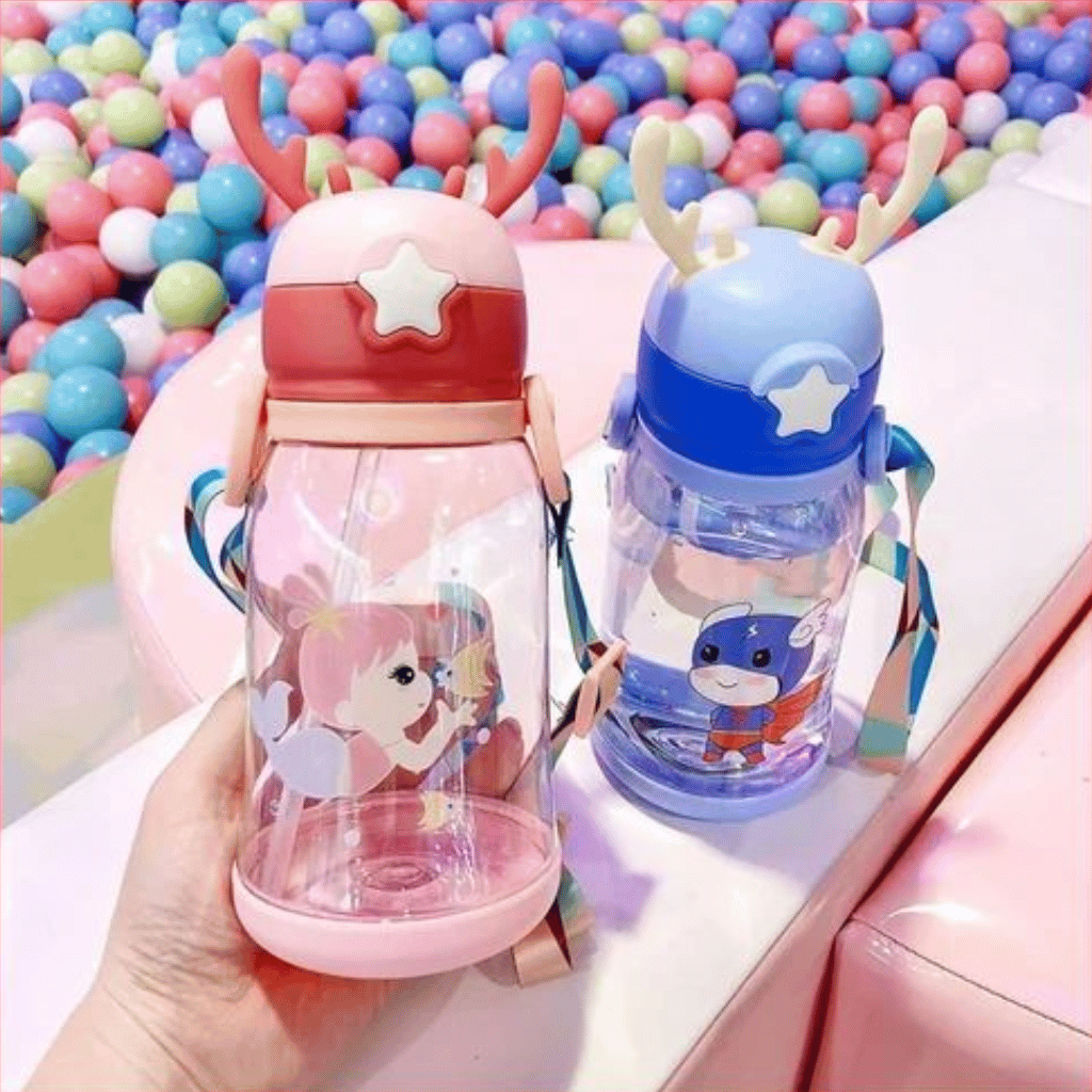 600ml Kids Water Bottle – Sipper Bottle for Kids