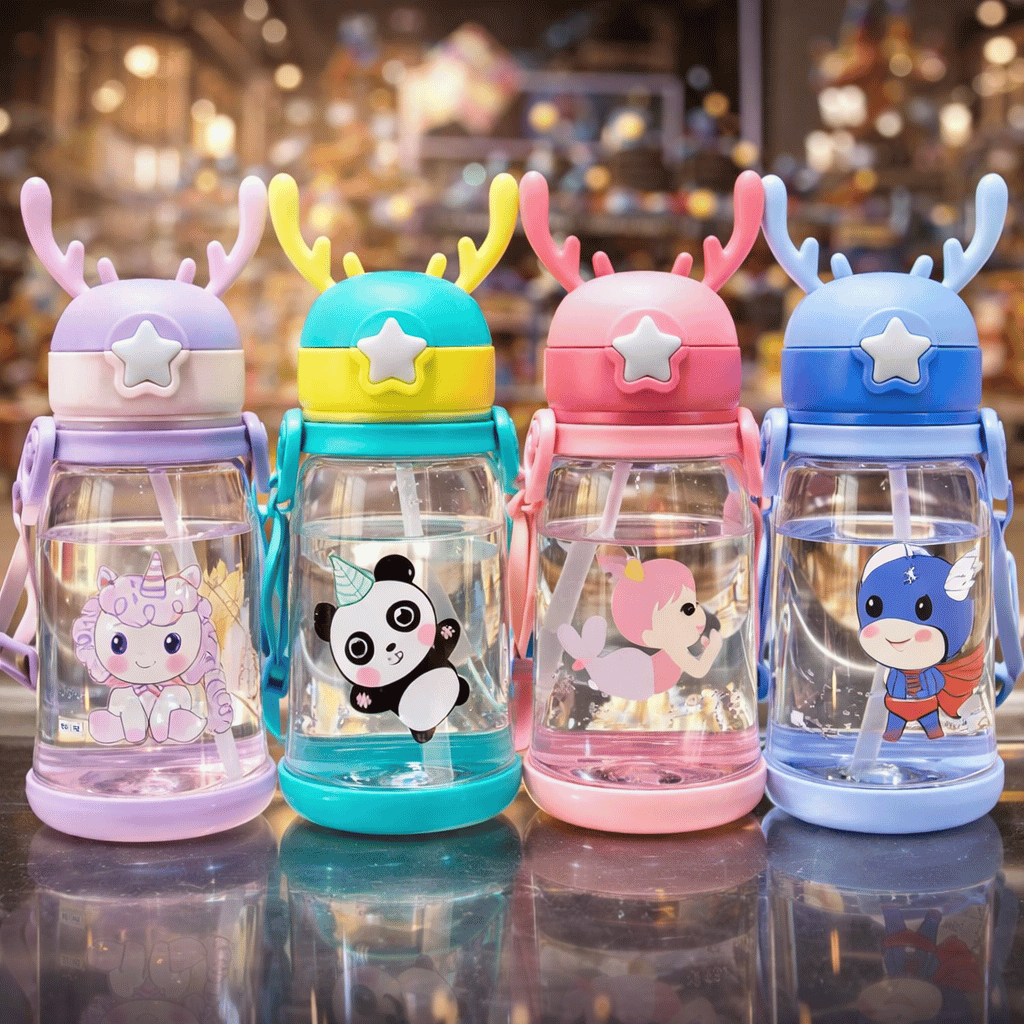 600ml Kids Water Bottle – Sipper Bottle for Kids