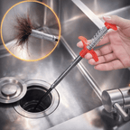 60cm Metal Flexible Wire Brush Drain Cleaner Sink, Sewer & Pipe Dredging Tool