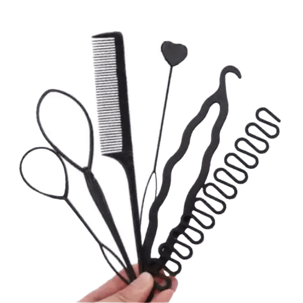 6 Pcs Hair Styling Tools Hair Accessories Hair Accessories For Girls