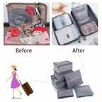 6pcs Travel Storage Bag Set – Luggage Organizer for Clothes