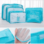 6pcs Travel Storage Bag Set – Luggage Organizer for Clothes