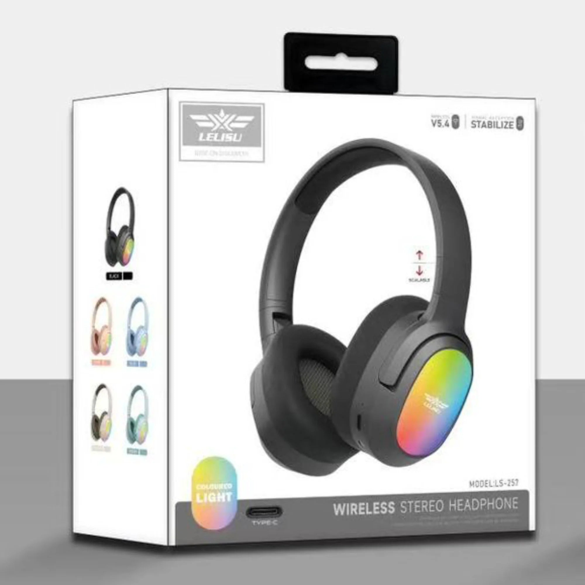 Lelisu LS-257 Wireless Headphones with Bluetooth 5.4 Audio