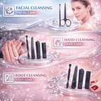 7 PCs QURIPE Manicure set, Nail Clippers Kit, Stainless Steel Manicure Kit