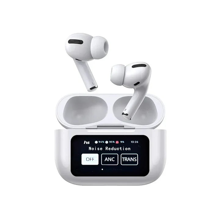 A9 Pro ANC AirPods Bluetooth 5.4 With Touch Screen