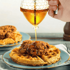 Acrylic Honey Jar Dispenser Honey Pot