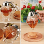 Acrylic Honey Jar Dispenser Honey Pot