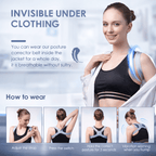 Adjustable Spine Back Support Posture Sensor Belt chargeable