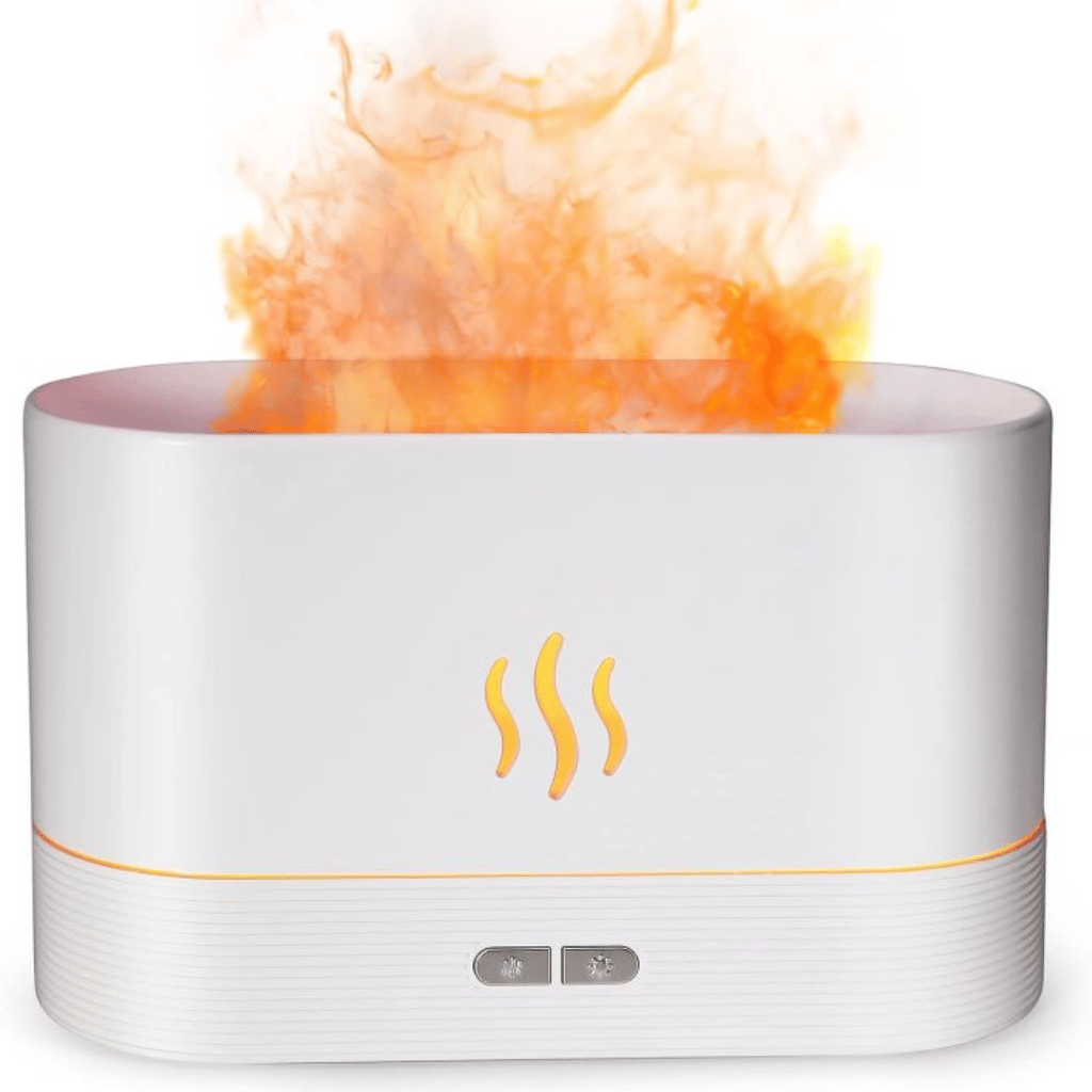 Air Humidifier With LED Lighting Colorful Flame Fragrance Machine