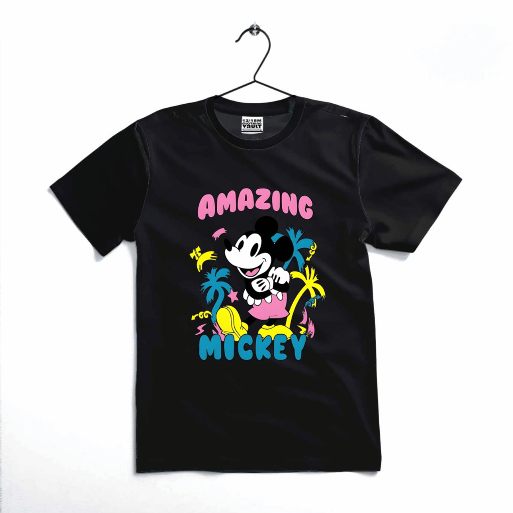 Amazing Mickey Printed T-Shirt for Kids