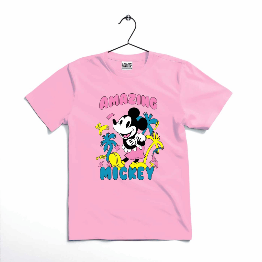 Amazing Mickey Printed T-Shirt for Kids
