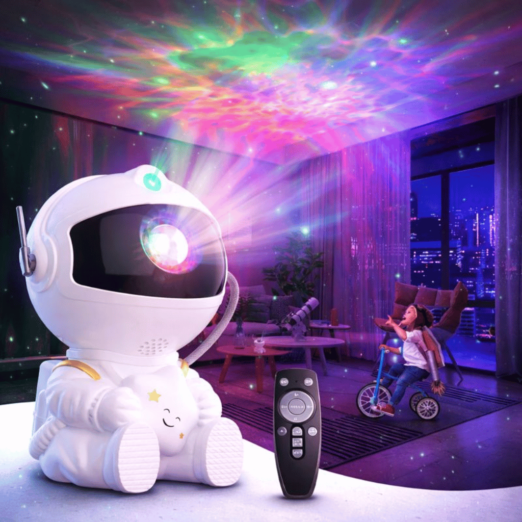 Astronaut Galaxy Star Projector Starry Night Light Smooth Illumination Starry Effect Easy