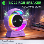 BX-39 Mini Wireless Speaker with RGB Light