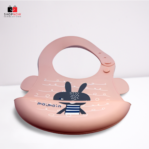Baby Pure Silicone Plastic Waterproof Bib