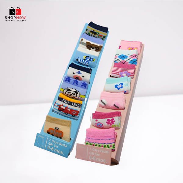 Baby Socks 7 Days Gift Pack