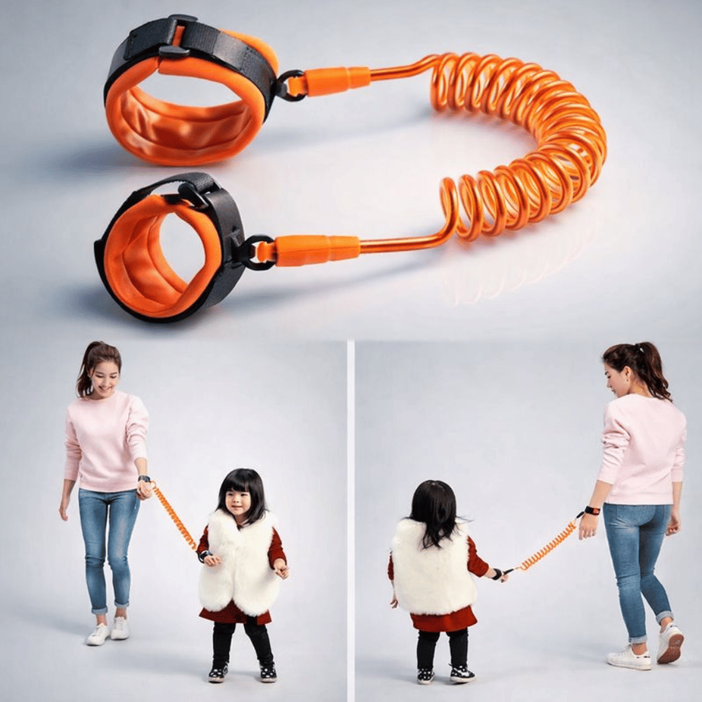 Baby Child Anti Lost Wrist Link Safety Harness Strap Rope Leash Walking Hand Belt Band Wristband For Toddlers, Kids