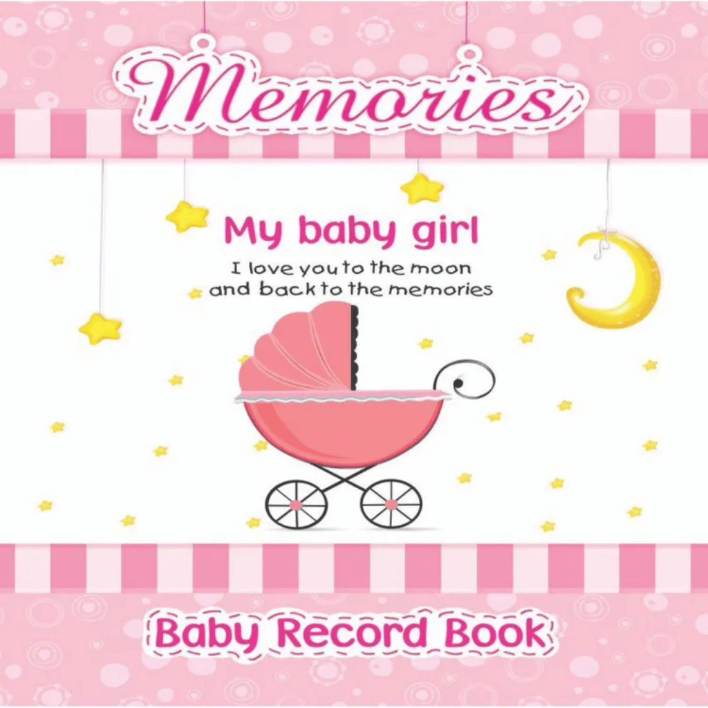 Baby Girl Record Books - Memory Book for Girl