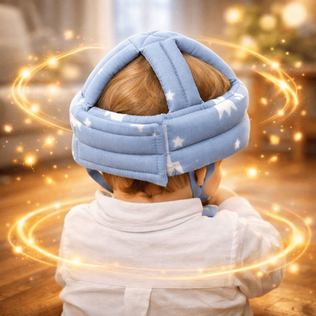 Baby Head Protector Crawling- Baby Safety Helmet (Random Color/Design)