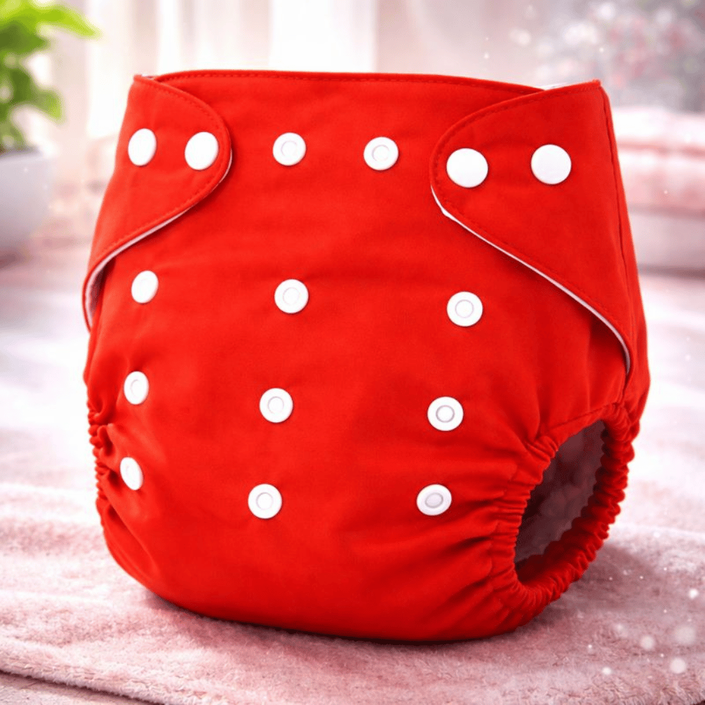 Baby Washable Training Diaper Adjustable ( Random Color )