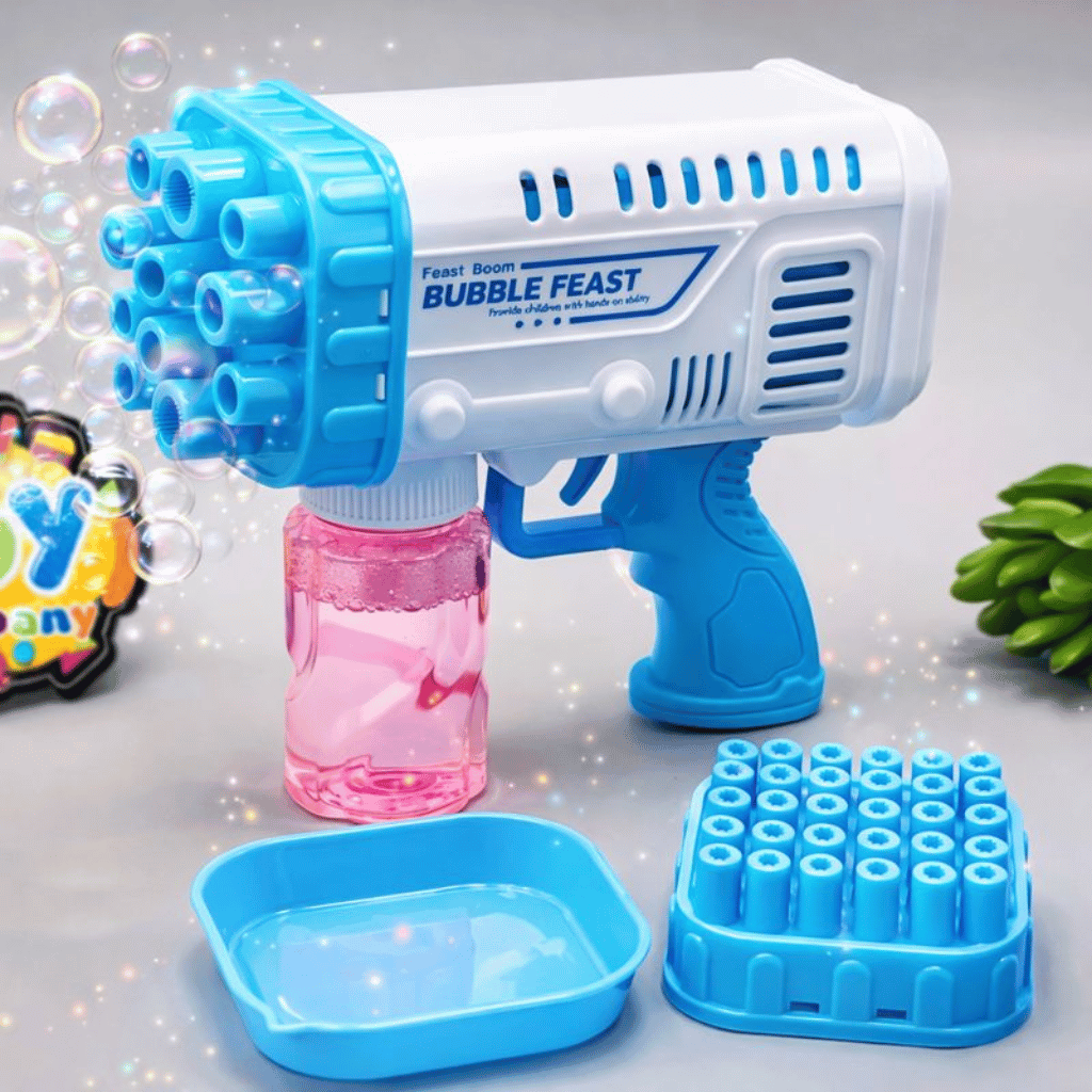 Bazooka Bubble Water Gun | Rechargeable Bubble Blaster Toy for Kids