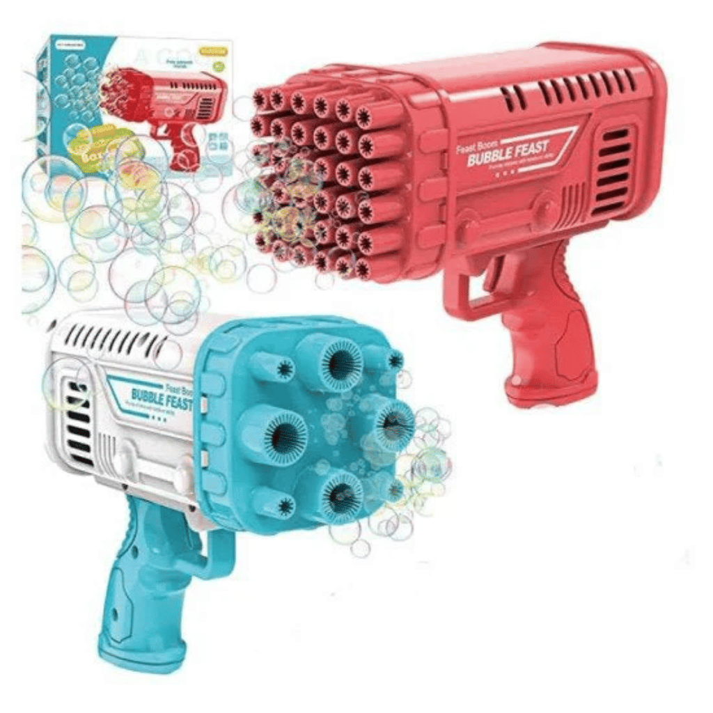 Bazooka Bubble Water Gun | Rechargeable Bubble Blaster Toy for Kids